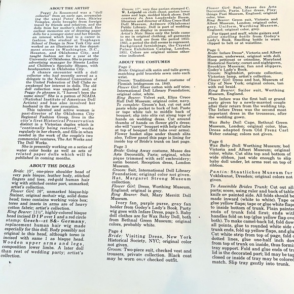 The Antique Dolls Go to a Paper Doll Wedding - Picture 9 of 10